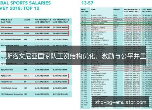 斯洛文尼亚国家队工资结构优化,激励与公平并重 斯洛文尼亚国家队工资结构优化,激励与公平并重